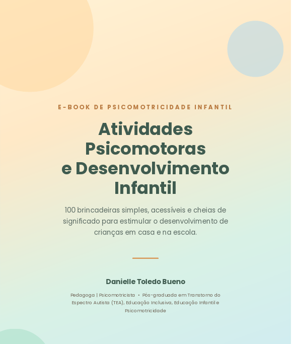 Capa do ebook Atividades Psicomotoras e Desenvolvimento Infantil